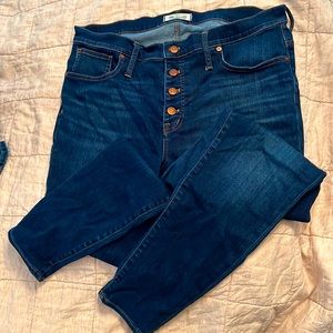 Madewell 9” mid rise skinny